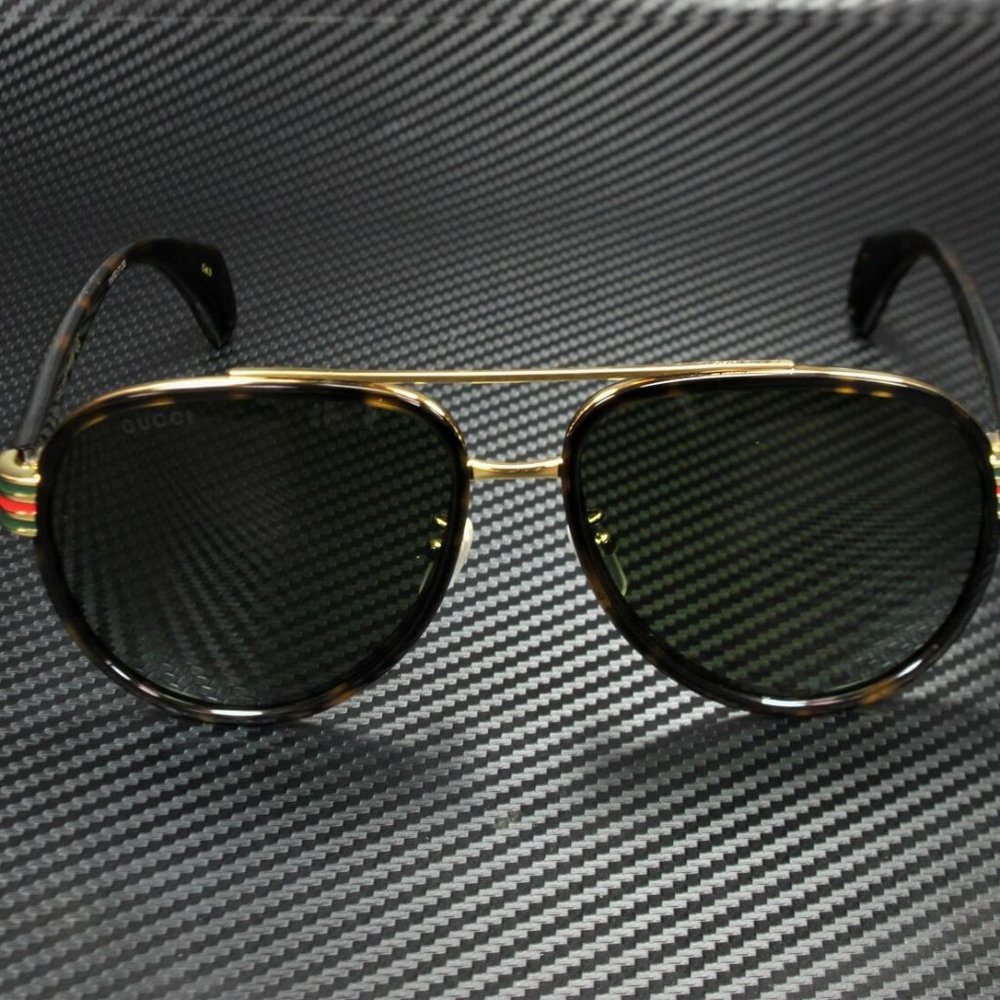 Gucci Black Green 58mm Sunglasses - Picture 3 of 3